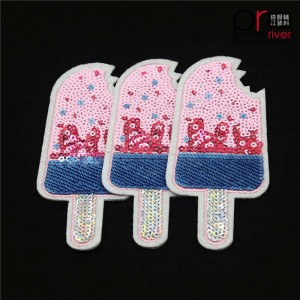 ice-cream sequin patch