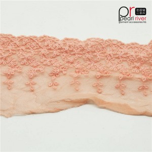 High-quality pink lace