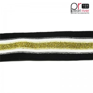black /yellow/ white tape with gold wire  high quality tape