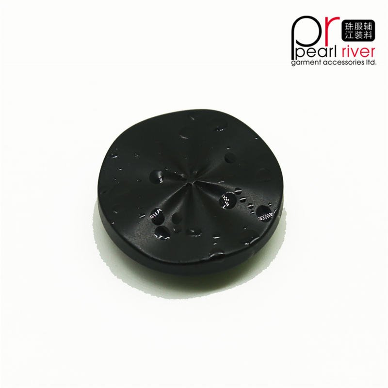 Custom Logo Round Engraving resin Sew Buttons for Clothing / Shirt
